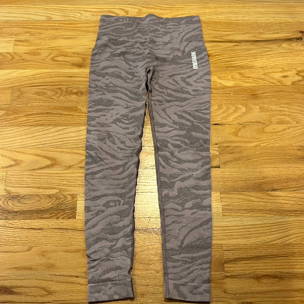 Gymshark seamless zebra print leggings